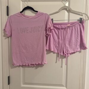 Juicy Couture Light Pink Ribbed Garment